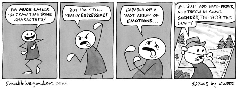 Easier To Draw Comic Small Blue Yonder